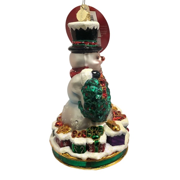 CHRISTOPHER RADKO “Holly Jolly Snowman 2022” Ornament #1021275 - Picture 5 of 11